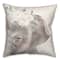 Floral Elephant 18" x 18" Indoor/Outdoor Pillow